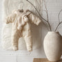 Cohen Quilted Baby Winter Suit (Ecru)
